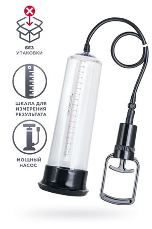 Помпа для пениса Тойфа А-Тойс PVC, прозрачная, 27,5 см