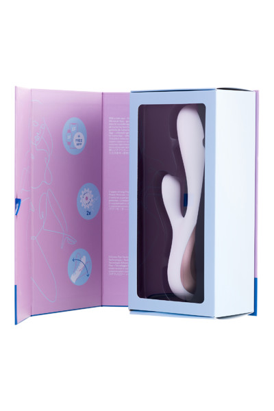 Нереалистичный вибратор Satisfyer Mono Flex, белый, 11,0 см, Ø 4,0