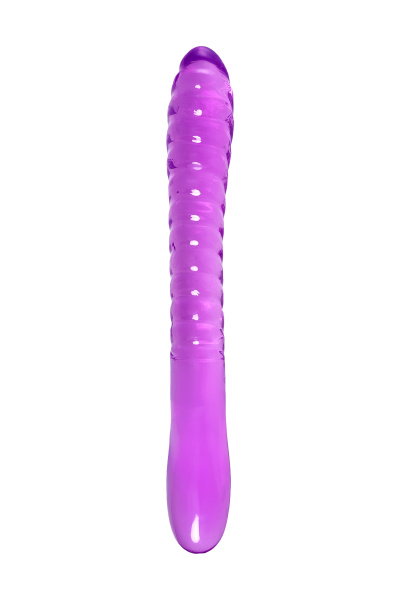 Фаллоимитатор   двусторонний  TOYFA A-Toys Frica, TPE, фиолетовый, 23 см