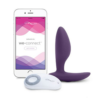 Вибровтулка анальная WE-VIBE Ditto фиолетовый,силикон,8,8 см.