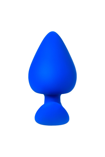 Втулка анальная TOYFA A-Toys, синяя, 8,3 см, Ø 4,1