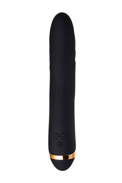 Вибратор  WANAME D-SPLASH STORM, силикон, черный, 22,5 см