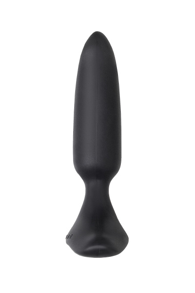 Анальная втулка Lovense Hush 2 (XS), силикон, черная, 12,1 см