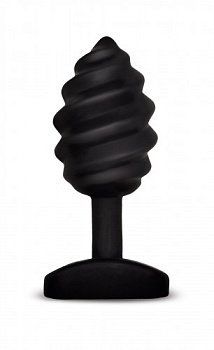 Вибровтулка анальная витая  Fun Gplug Twist - Mystic Noir 