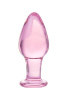 Анальная втулка Sexus Glass, стекло, фиолетовая, 10 см, Ø 4 см
