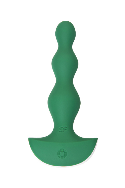 Анальная виброелочка Satisfyer Lolli-Plug 2, силикон, зеленый, 14 см