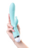 Вибратор с клиторальным стимулятором TOYFA Flovetta  Iris