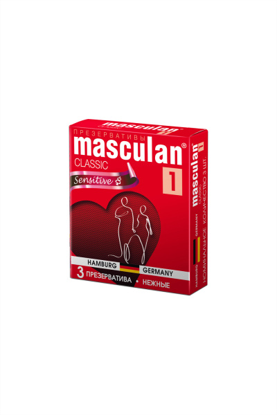 Презервативы Masculan Classic 1,№3,нежные (Senitive) 