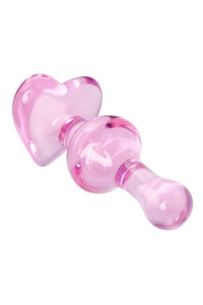 Анальная втулка Sexus Glass, стекло,9,8 см
