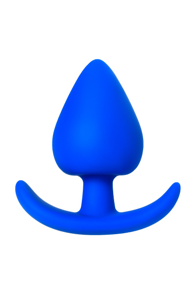 Втулка анальная TOYFA A-Toys, синяя, 8,3 см, Ø 4,1
