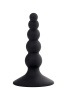 Анальная втулка  TOYFA POPO Pleasure Bootes, силикон, черная, 10 см, Ø 2,5 см