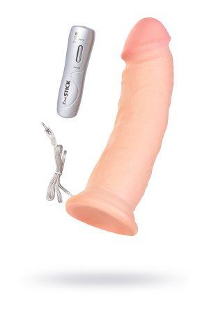 Реалистичный вибратор TOYFA RealStick Elite Vibro, 21 см.